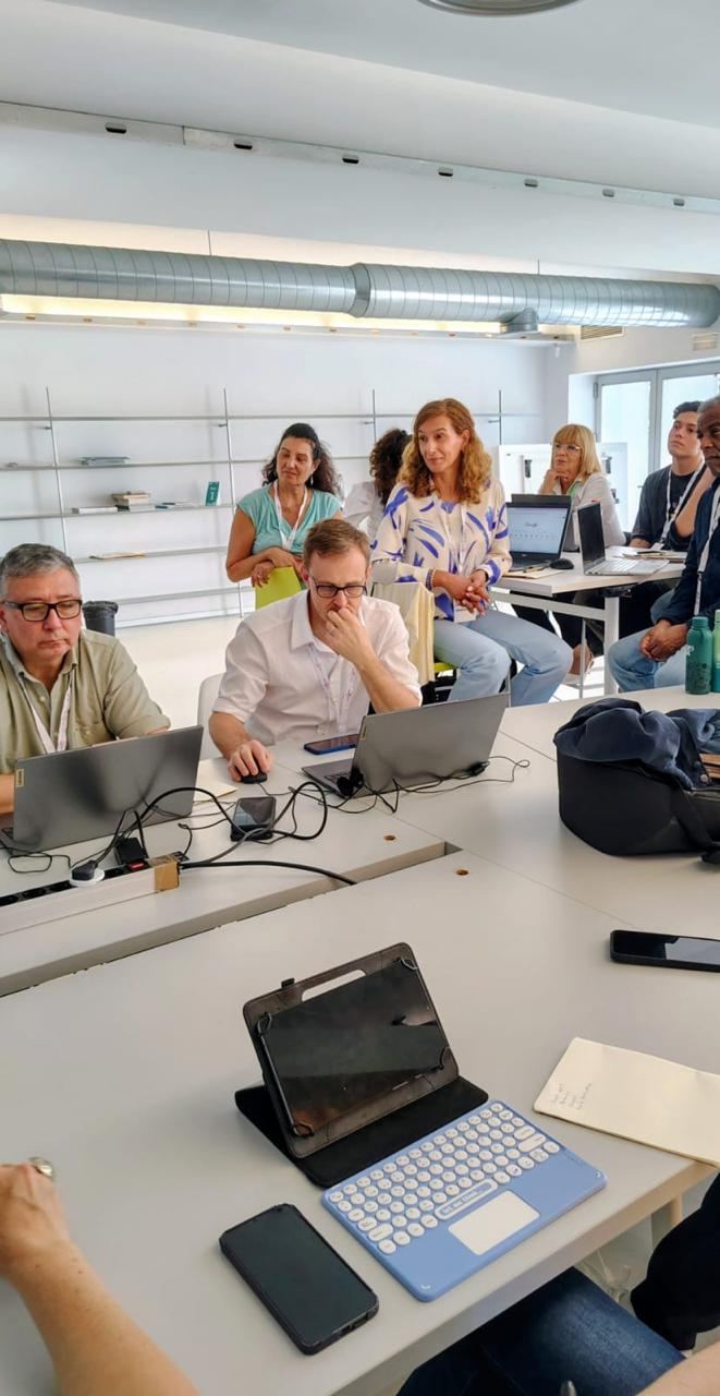Trabajo con notebooks en una de las sesiones